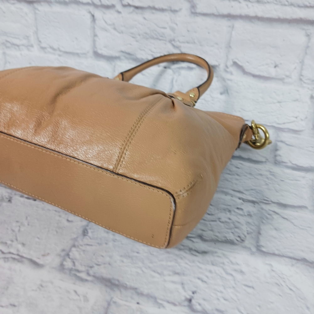 Coach Ashley camel leather mini satchel bag - Picture 5 of 14